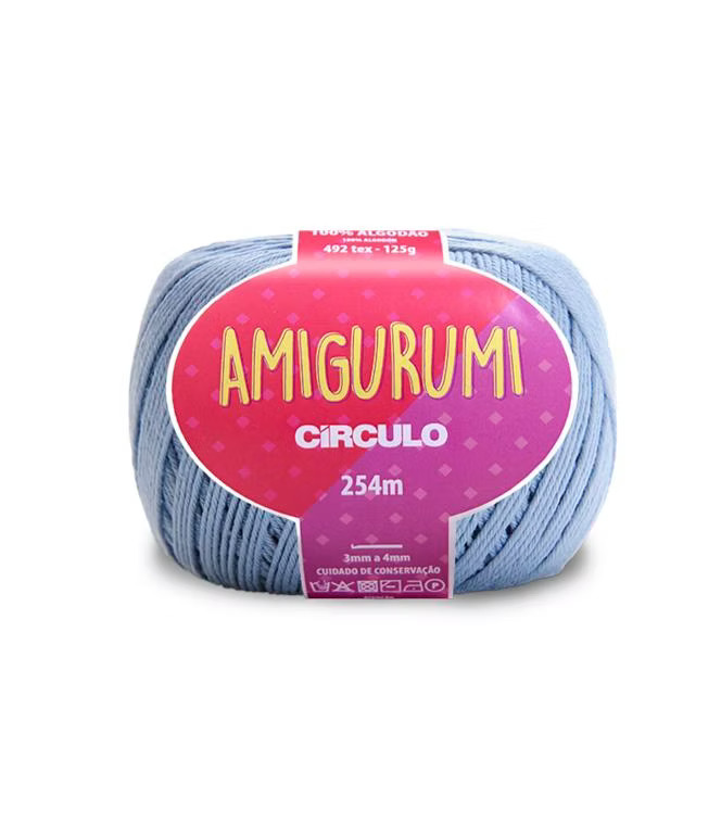 450642-2927 Amigurumi Cotton Akvarieblå